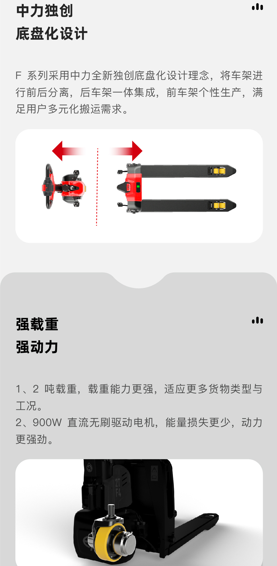 中力F4201鋰電池全電動搬運車,托盤搬運車